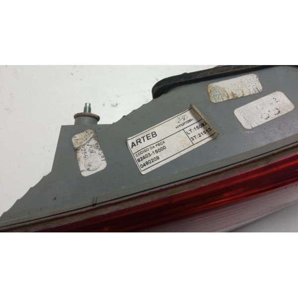 Lanterna Tampa Traseira Esq. Hb20 1.0 2016 *6176 Cx124