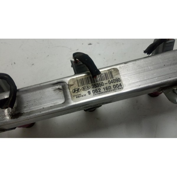 Flauta Bicos Injetores Hyundai Hb20 1.0 *6157 Cx123