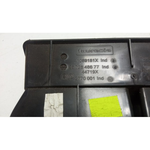 Difusor De Ar Central Peugeot 208 2016 *4778 Cx082