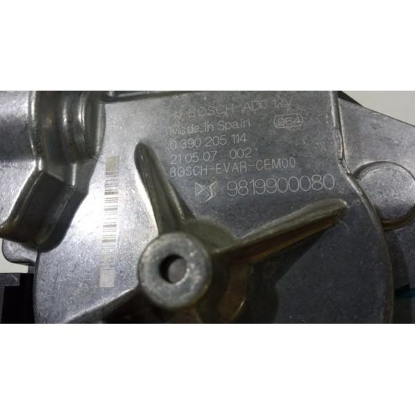 Motor Limpador Traseiro Peugeot 208 2022 *4399 Cx070