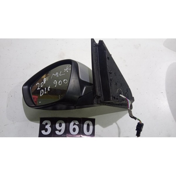 Retrovisor Esquerdo Peugeot 208 2021 *3960 Pr043