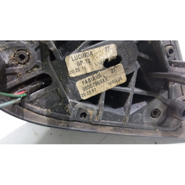 Retrovisor Direito Citroen Picasso 2007 *3971 Pr043