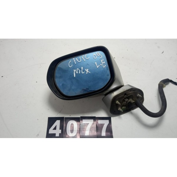 Retrovisor Esquerdo Honda Civic 2009 *4077 Pr045