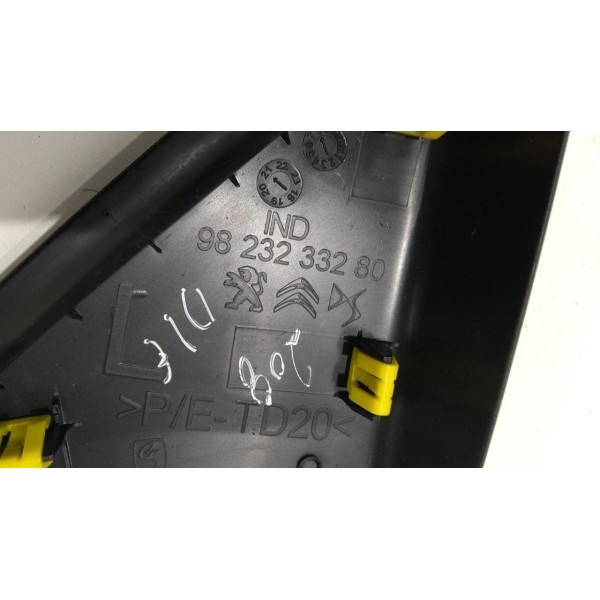 Moldura Retrovisor Esquerdo Peugeot 208 2021 *2349 Cx037