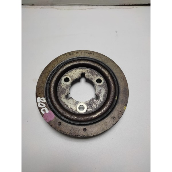 Polia Virabrequim Peugeot 208 1.6 2021 546663 *815 Cx013
