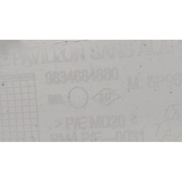 Luz De Teto Cortesia Peugeot 208 2021 9834684880 *402 Cx006