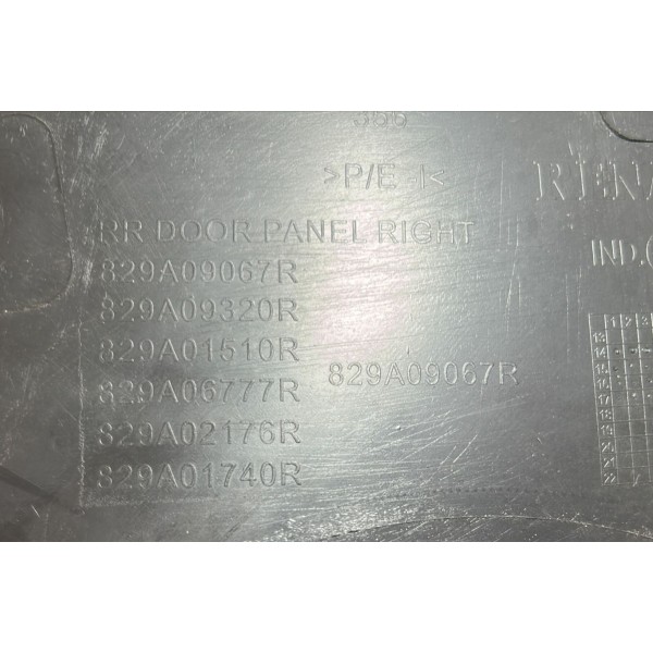 Forro Porta Diant Direita Sandero 2018/20 829a09067 *445