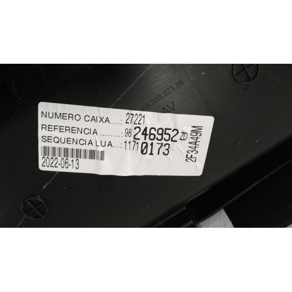 Forro Porta Dianteira Esq. C4 Cactus 2020 9824695277 *018