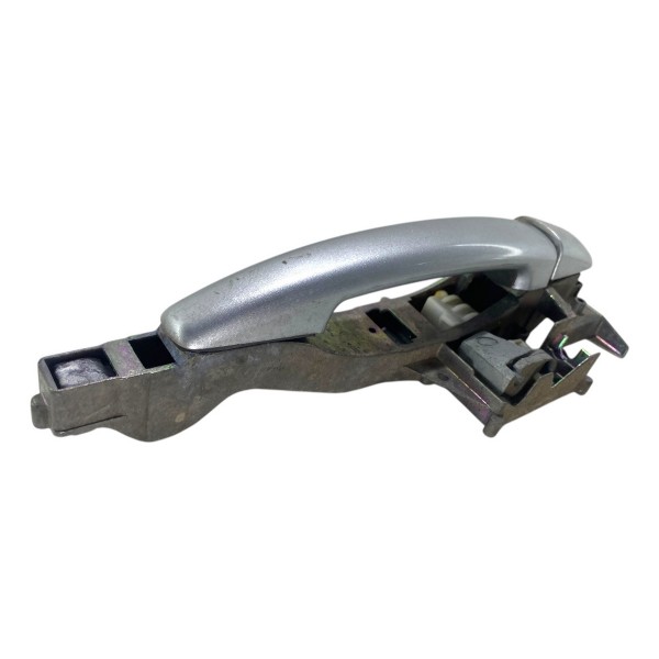 Maçaneta Externa Dianteira Direita Peugeot 208 2013 2016 Prateado