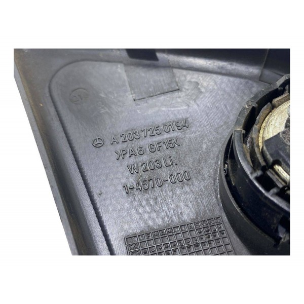 Acabamento Interno Retrovisor Esq Mercedes C200 2000 2006 Preto