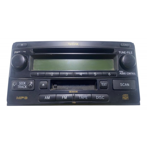Rádio Cd E Toca Fitas Toyota Hilux 2005 2006 2007 A 2008