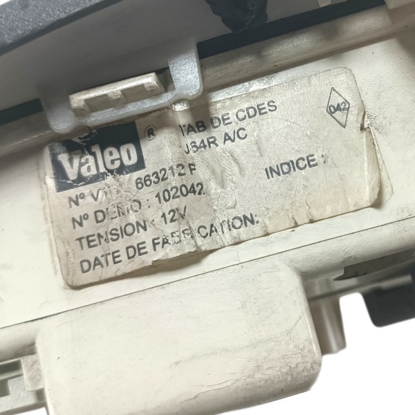 Comando Ar Condicionado Scenic 2001 2002 2003 2006