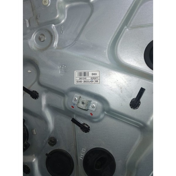 Máquina Elétrica Vidro Traseira Direita Hyundai Santa Fé 09