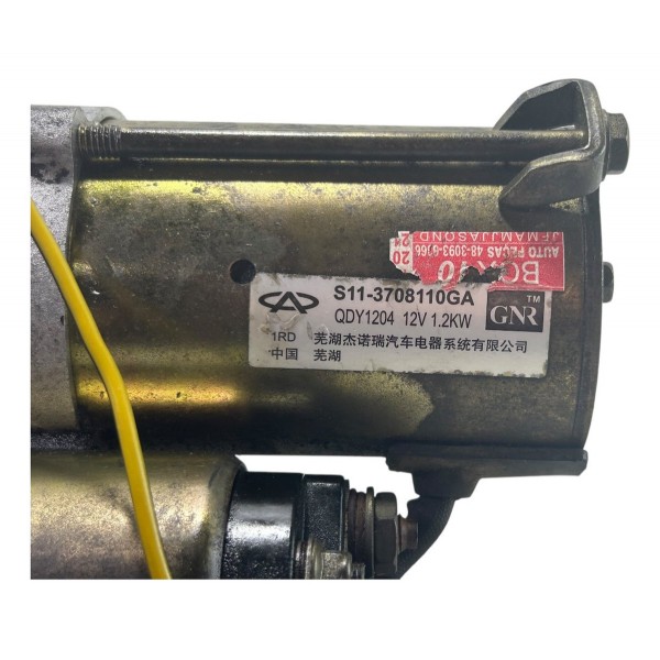 Motor Partida Arranque Chery Qq 1.1 16v 2011 2012 A 2014