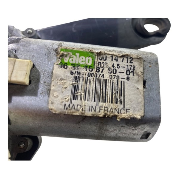 Motor Limpador Vidro Traseiro Peugeot 307 2007 2008 2009 12