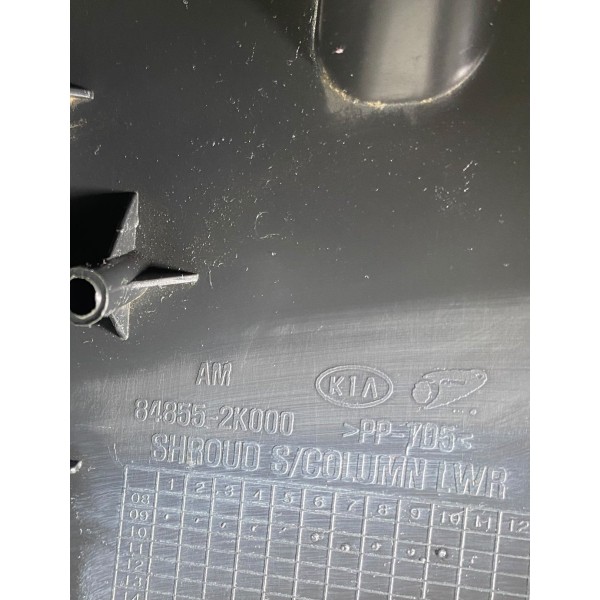 Moldura Coluna Direção Inferior Kia Soul 1.6 2010 A 2011
