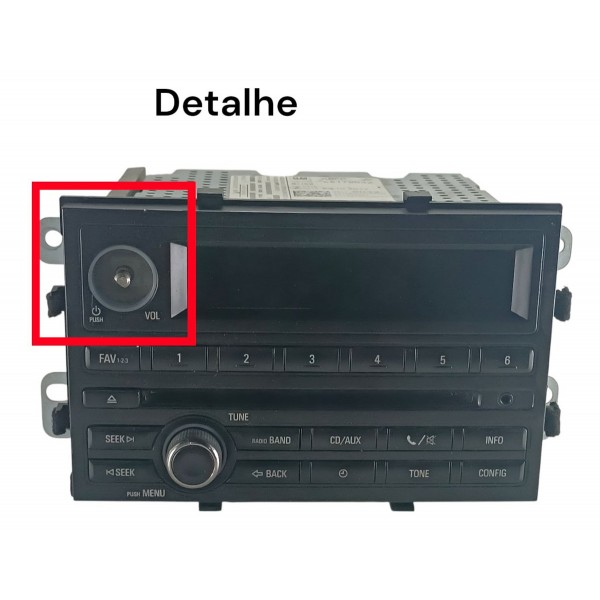 Rádio Cd Player Gm Cobalt Onix Spin 2011 A 2016 Preto