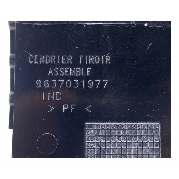 Cinzeiro Painel Peugeot 307 2002 Á 2012