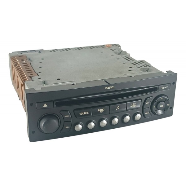 Rádio Cd Mp3 Player Peugeot 307 2007 A 2012