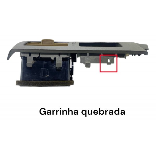 Moldura Central Ar Botões G3 Parati Saveiro 1999 A 2004