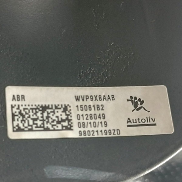 Volante Direção Peugeot 208 2015 A 2019
