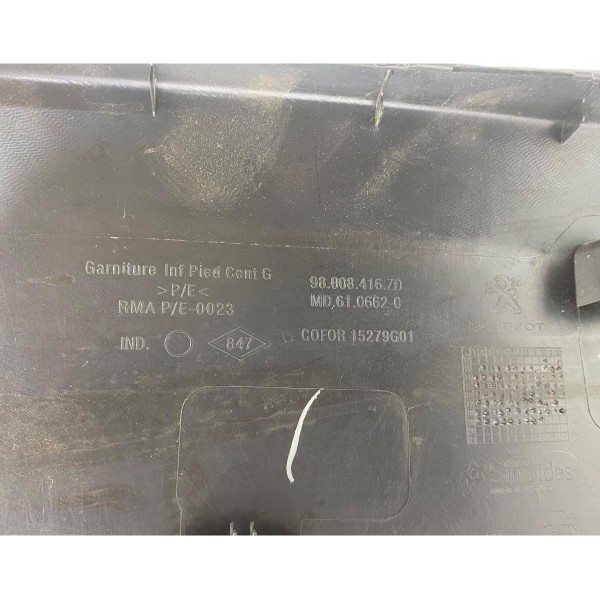 Acabamento Coluna Esquerda Peugeot 208 2014 A 2019