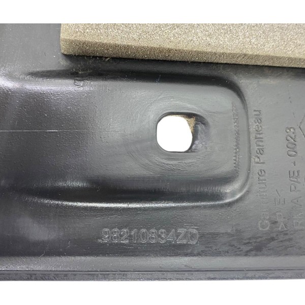 Acabamento Interno Traseiro Porta Malas Peugeot 208 2015 19 Cinza