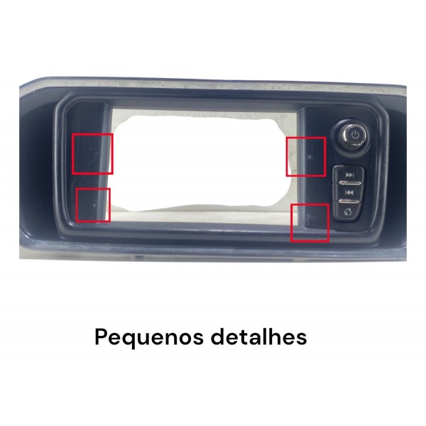 Moldura Painel Central Multimídia Gm Spin 2018 2019 A 2020
