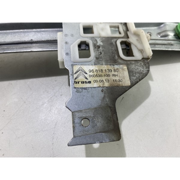 Máquina Vidro Dianteira Direita Citroën C4 2008 2009 A 2012