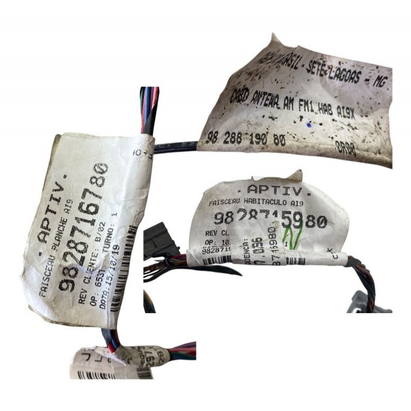 Chicote Radio Som Peugeot 208 1.2 2013 2014 2015 A 2019