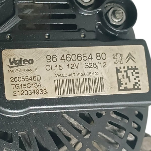 Alternador Citroen C4 Pallas Peugeot 308 408 2.0 2009 A 2015