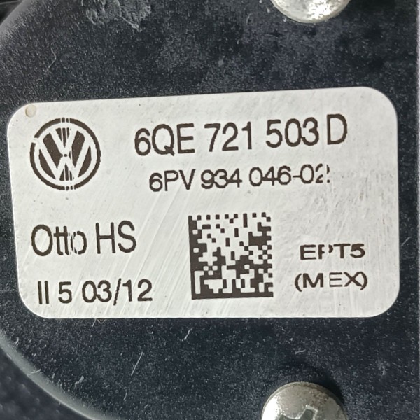 Pedal Acelerador Eletrônico Volkswagen Voyage 2011 A  2016