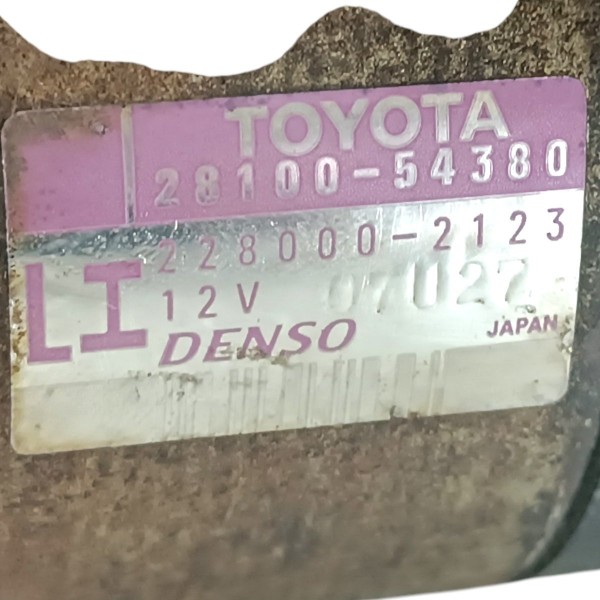 Motor Arranque Partida Toyota Hilux 2.8 1995 1996 A 1999