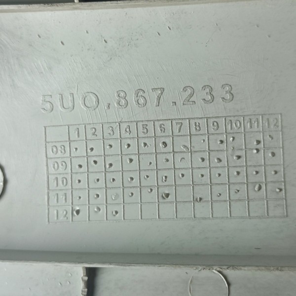 Moldura Coluna Parabrisa Gol Voyage Esquerdo 2011 A 2012