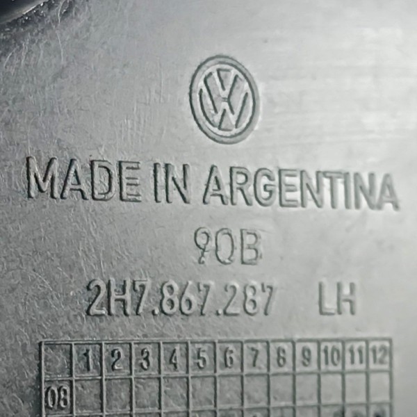 Acabamento Coluna Traseira Esquerda Vw Amarok 2014 A 2019