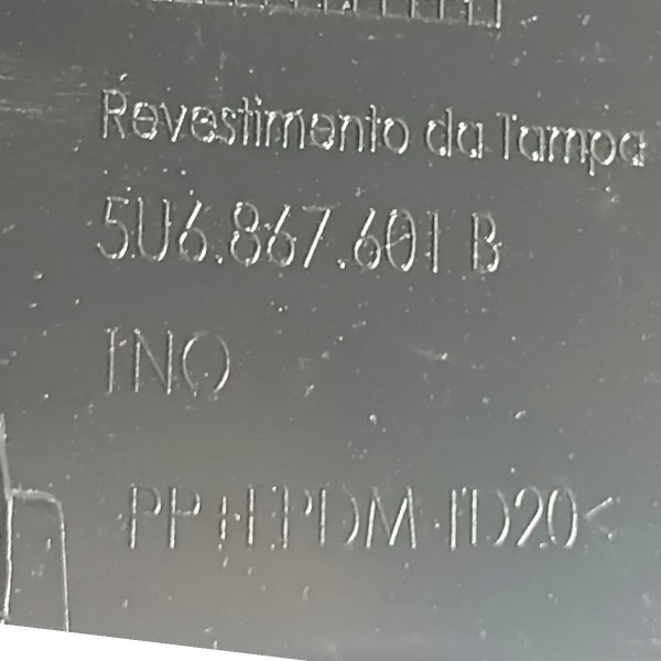 Moldura Tampão Porta Malas Volkswagen Gol 2018 A 2021