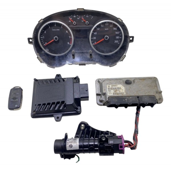 Kit Code Módulo Injeção Vw Voyage Gol G5 1.0 2008 A 2012