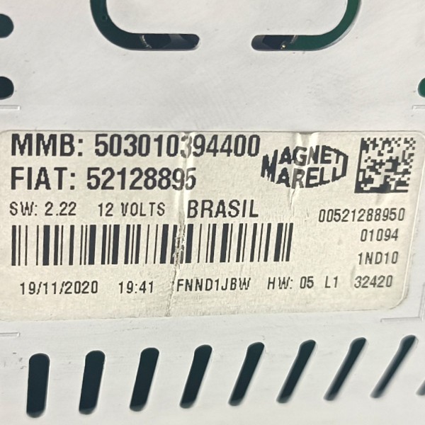 Painel De Instrumentos Velocímetro Fiat Mobi 2020 A 2021