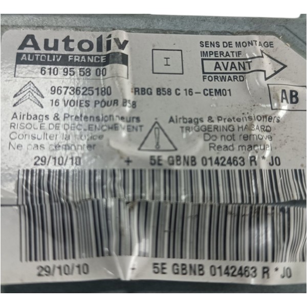 Modulo Airbag Citroën C4 Picasso 2010 2011 2012 A 2013