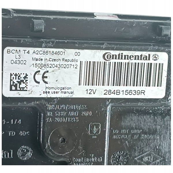 Módulo Conforto Renault Logan Clio Sandero 2012 2015