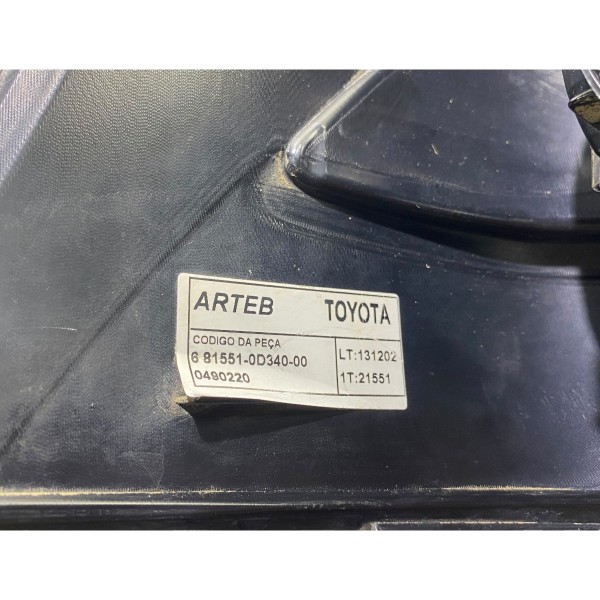 Lanterna Traseira Direita Toyota Etios Sedan 2013 A 2020