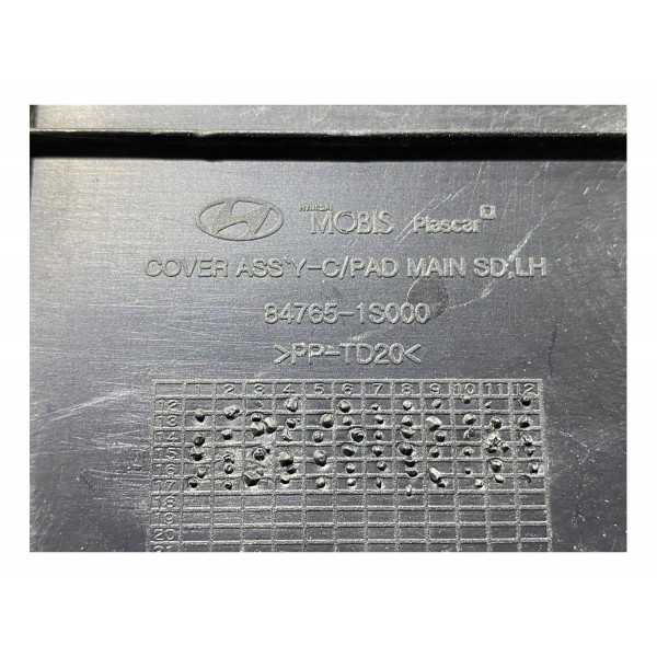 Moldura Lateral Painel Lado Esquerdo Hyundai Hb20 14 A 2019