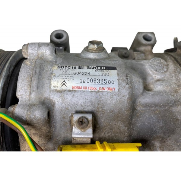 Compressor De Ar Condionado Peugeot 308 2008 2009 A 2012