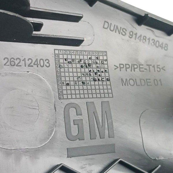 Tampa Acabamento Lateral Direito Painel Gm Onix 2020 A 2023