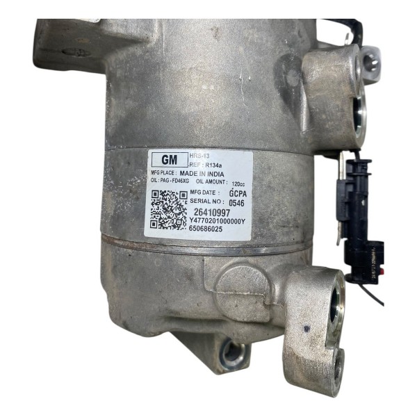 Compressor Ar Condicionado Onix Tracker 1.0 3cc 2020 A 2024