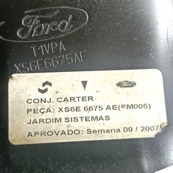 Carter Óleo Motor Ford Fiesta 1.0 2005 2006 2007 2008 A 2013