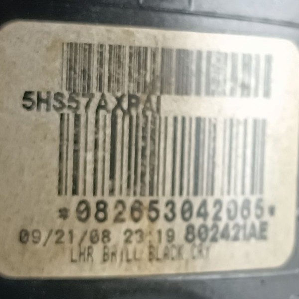 Maçaneta Externa Traseira Esquerda Jeep Grand Cherokee 2009