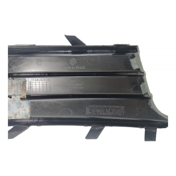 Moldura Farol Milha Esquerdo Parachoque Vw Gol G6 2013 2016