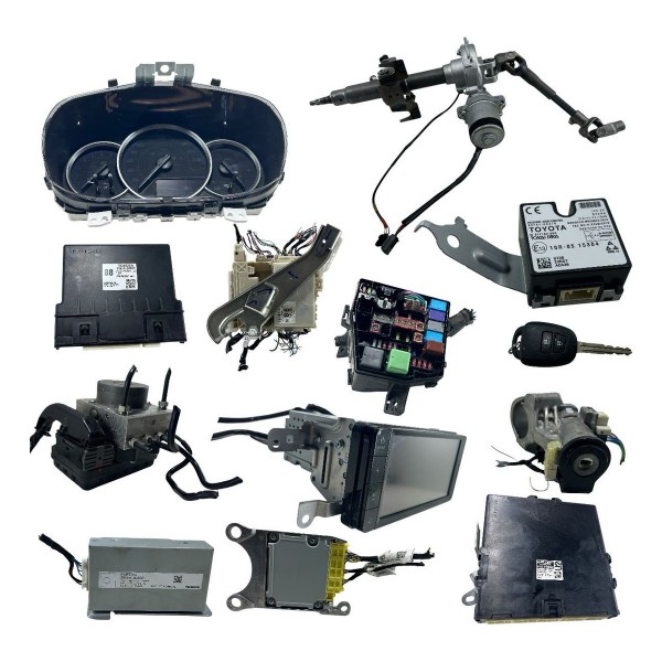 Kit Code Módulo Injeção Enchente Toyota Yaris 1.5 2024 Aut