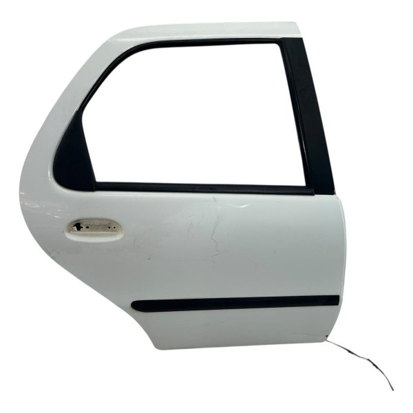 Porta Traseira Direita Fiat Palio Weekend 2001 2002 A 2006 Traseira Direito Branco